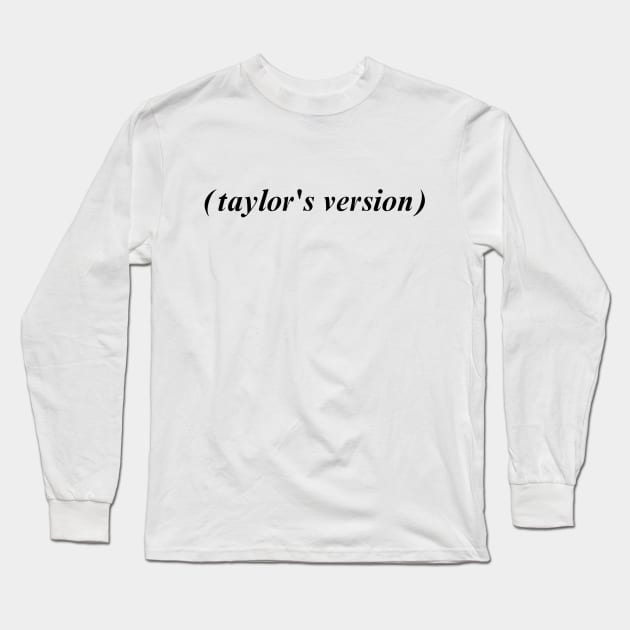 taylor's version Long Sleeve T-Shirt by j__e